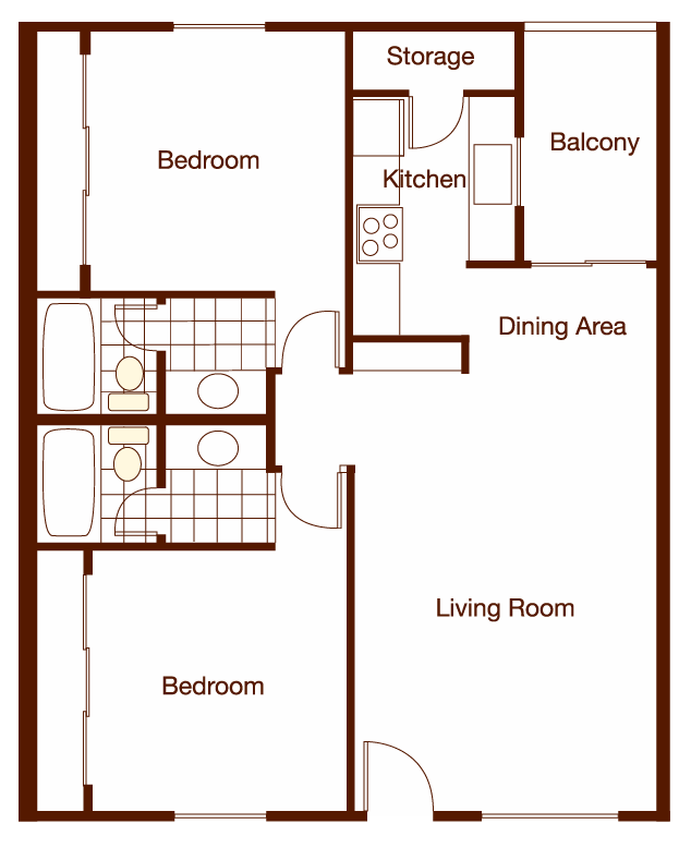 Palo Verde Two Bedroom Two Bathroom